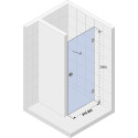 Душевая дверь в нишу Riho Scandic Mistral M101 90 см, R