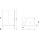 Душевая кабина Royal Bath BP RB8120BP2-M-CH-L
