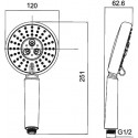 Душевая лейка IDDIS 0503F00i18