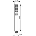 Душевая лейка Keuco 56080050100 никель шлифованный