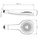 Душевая лейка Lemark LM0815COrange
