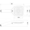 Душевая лейка Lemark LM1013Bronz