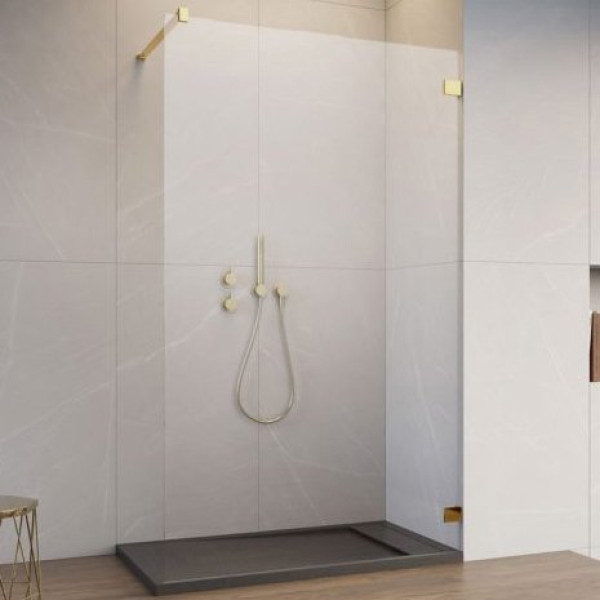 Душевая перегородка Radaway Essenza Pro 8 Gold Walk-in 160x200