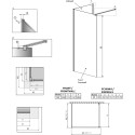 Душевая перегородка Radaway Modo New IV 120x80