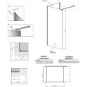 Душевая перегородка Radaway Modo New IV 80x100