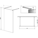 Душевая перегородка Radaway Modo New I 150