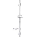 Душевая штанга IDDIS Shower Bar TSH65SDi17 с мыльницей, хром