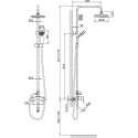 Душевая стойка D&K Rhein Marx DA1393701B07