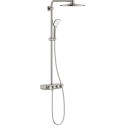 Душевая стойка Grohe Euphoria SmartControl System 310 Duo 26507DC0 с термостатом, суперсталь