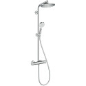 Душевая стойка Hansgrohe Crometta S 240 1jet Showerpipe EcoSmart 27268000 9 л