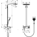 Душевая стойка Hansgrohe Raindance Select E 300 3jet 27127400 Showerpipe