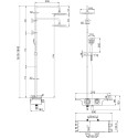 Душевая стойка Lemark Tropic LM7008C