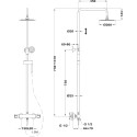 Душевая стойка TEKA Manacor 842380200