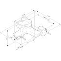 Душевой комплект AM.PM Gem F0790022 душевая стойка + смеситель F85A10022