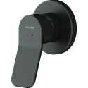 Душевой комплект AM.PM X-Joy FB85A2R002 С ВНУТРЕННЕЙ ЧАСТЬЮ, для душа, чёрный