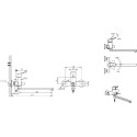 Душевой комплект Bravat Drop F00409C 2 в 1