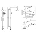 Душевой комплект Dorff Norma D4092030