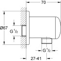 Душевой комплект Grohe BauFlow 29046000 + 27929002 + 28671000