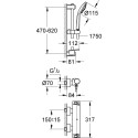 Душевой комплект Grohe Grohtherm 2000 New 34195001