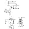 Душевой комплект Grohe Grohtherm 34729000 С ВНУТРЕННЕЙ ЧАСТЬЮ