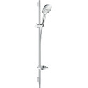 Душевой комплект Hansgrohe Metris 31080000 + Metris 31480000 + душевой гарнитур Raindance Select E 120 26621400