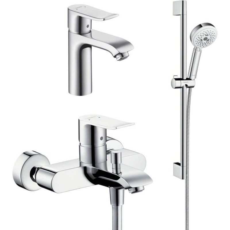 Душевой комплект Hansgrohe Metris 31480000 для ванны с душем