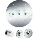 Душевой комплект Hansgrohe Raindance Rainmaker 28404000 С ВНУТРЕННЕЙ ЧАСТЬЮ, с подсветкой