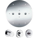 Душевой комплект Hansgrohe Raindance Rainmaker 28404000 С ВНУТРЕННЕЙ ЧАСТЬЮ, с подсветкой