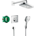 Душевой комплект Hansgrohe Raindance Select E ShowerSelect 27296000 С ВНУТРЕННЕЙ ЧАСТЬЮ