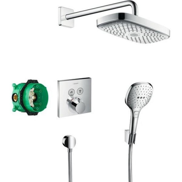 Душевой комплект Hansgrohe Raindance Select E ShowerSelect 27296000 С ВНУТРЕННЕЙ ЧАСТЬЮ