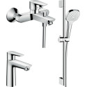 Душевой комплект Hansgrohe Talis E 71710000 + Talis E 71740000 + душевой гарнитур Croma Select E Vario 26582400