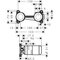 Душевой комплект Hansgrohe Talis E 71740000 + 71734000 + 13622180 + душевой гарнитур