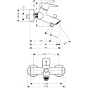 Душевой комплект Hansgrohe Talis S 72400000 + 72021000 + душевой гарнитур