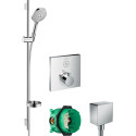 Душевой комплект Hansgrohe Термостат ShowerSelect 15762000 + 26631000 + 26455000 + 01800180