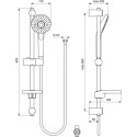 Душевой комплект Ideal Standard Ceraflex BD001AA