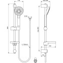 Душевой комплект Ideal Standard Ceraplan S1001AA С ВНУТРЕННЕЙ ЧАСТЬЮ