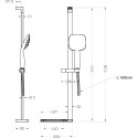 Душевой комплект Lemark LM4528C + LM8073C + LM8036C +LM8030C + LM8085C