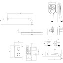 Душевой комплект Lemark Yeti LM7842С С ВНУТРЕННЕЙ ЧАСТЬЮ