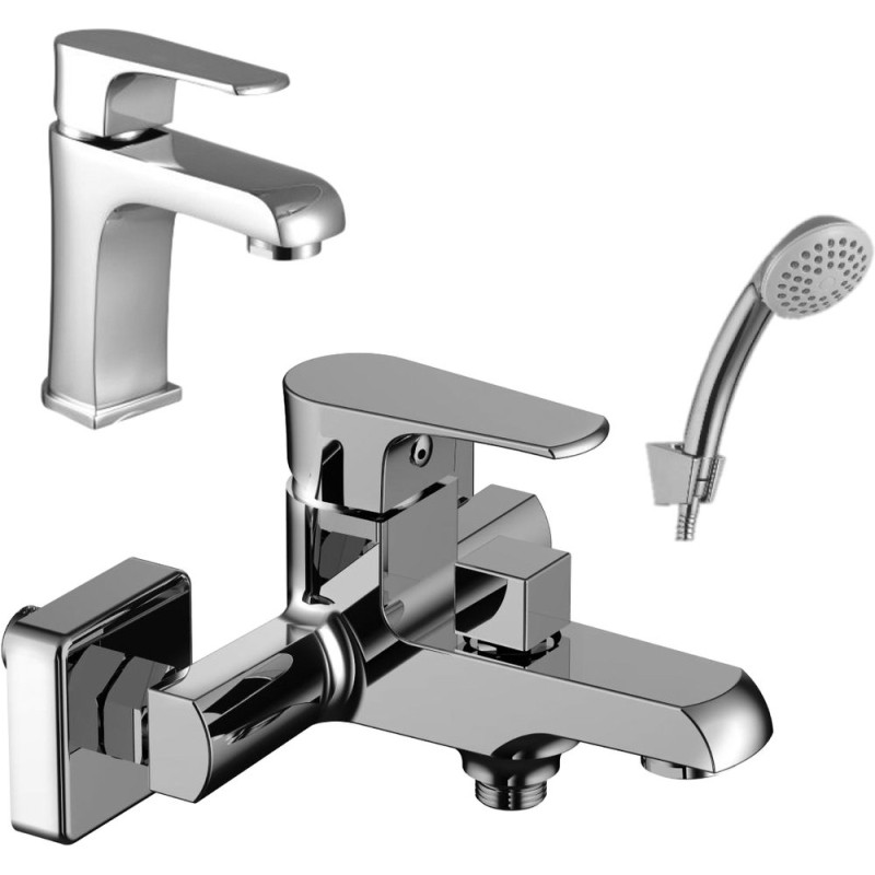 Душевой комплект Lemark plus Factor LM1606C + LM1612C