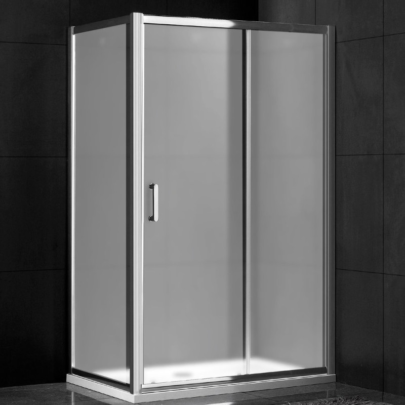 Душевой уголок Gemy Victoria 120x80 см, профиль хром