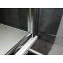 Душевой уголок GuteWetter Guwer GK-664R 80x80 см стекло бесцветное, профиль хром