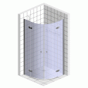 Душевой уголок GuteWetter Lux Meliori GK-102 90x90 см стекло бесцветное, профиль хром