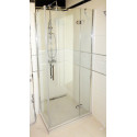 Душевой уголок GuteWetter Lux Square GK-103 правый 90x90 см стекло бесцветное, профиль хром
