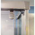 Душевой уголок GuteWetter Slide Rectan GK-863A левая 120x80 см стекло бесцветное, профиль хром