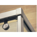 Душевой уголок GuteWetter Slide Rectan GK-863A левая 120x80 см стекло бесцветное, профиль хром