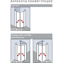 Душевой уголок Kermi Cada XS CK P50 09020 VPK 90 см, R500