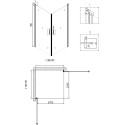 Душевой уголок Niagara Nova NG-6604-08 100x100, квадратный