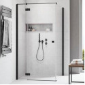 Душевой уголок Radaway Essenza New Black KDJ 80х120 L