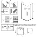 Душевой уголок Radaway Furo KDD 120х80