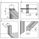 Душевой уголок Radaway Idea Black KDJ 120x100 R